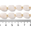 Natural Rainbow Moonstone Beads Strands G-H061-A12-01-5