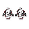 Halloween Theme Alloy and Enamel Pendants X-ENAM-T021-31D-01P-1