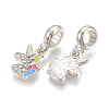 Alloy European Dangle Charms MPDL-S066-053-2