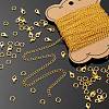 DIY Brass Twisted Chains Necklace Making Kits DIY-LS0002-85-4