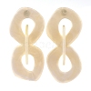 Acrylic Dangle Stud Earrings EJEW-JE03840-2