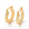 Rack Plating Brass Round Hoop Earrings for Women EJEW-H094-04G-1