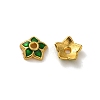 Alloy Enamel Beads Caps X-FIND-G074-02G-1
