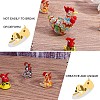 5Pcs Glass Chick Figurine JX539A-4