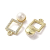 Alloy with Rhinestone Pendants FIND-B032-24G-2