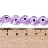 Handmade Evil Eye Lampwork Beads Strands LAMP-G164-10C-02-4