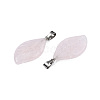 Natural Rose Quartz Pendants G-S364-076A-03-3