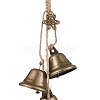 Iron Bell Pendant Decoration HJEW-JM02244-4