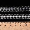 Transparent Glass Beads Strands GLAA-N001-61C-4