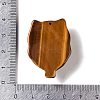 Natural Tiger Eye Carved Pendants G-I361-06A-3