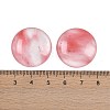 Cherry Quartz Glass Cabochons G-H1596-FR-25mm-27-3