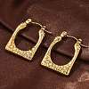 304 Stainless Steel Hoop Earrings for Women EJEW-L296-047G-2