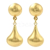 Teardrop 304 Stainless Steel Stud Earrings for Women EJEW-A125-40G-4