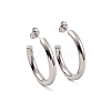 304 Stainless Steel Stud Earrings for Women EJEW-G346-07B-P-1