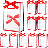 12Pcs Rectangle Plastic Gift Bags ABAG-SP0001-07C-1