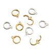 Brass Hoop Earring Findings KK-TA0008-03-NF-1