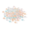 800Pcs 4 Colors Transparent Acrylic Beads FACR-TA0001-03-14