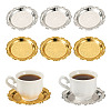 8Pcs 2 Colors Iron Tray DIY-MB0003-09-1