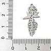201 Stainless Steel Pendants STAS-G366-02P-02-3