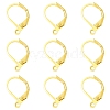 100Pcs Brass Leverback Earring Findings KK-YW0003-37G-1