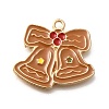 Christmas Theme Alloy Enamel Pendants ENAM-Q509-01KCG-12-1