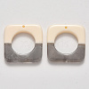 Two Tone Resin Pendants X-RESI-N020-02A-3