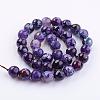 Natural Fire Crackle Agate Beads Strands G-E399-01A-3