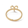 Real 18K Gold Plated 304 Stainless Steel Adjustable Finger Ring RJEW-L115-01G-04-3