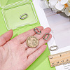 4Pcs 304 Stainless Steel Spring Gate Clasp Findings STAS-ME0002-66-3