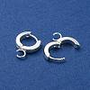 201 Stainless Steel Huggie Hoop Earrings Findings STAS-A167-01I-S-2