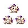 Alloy Rhinestone Brooches JEWB-P013-25G-4