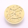 Brass Wax Sealing Stamp Head AJEW-TAC0026-01LG-02-1