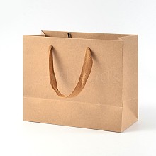 Rectangle Kraft Paper Bags AJEW-L047D-01
