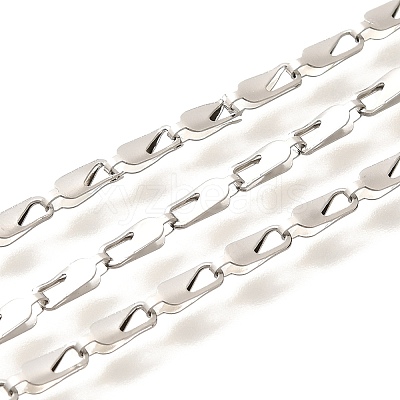 304 Stainless Steel Oval Link Chains CHS-H035-02B-P-1