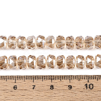 Electroplate Glass Beads Strands EGLA-T021-20K-1