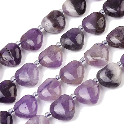 Natural Amethyst Beads Strands G-NH0069-A07-1