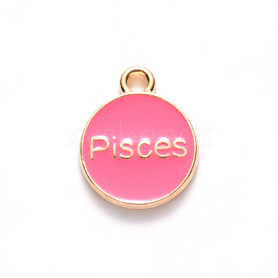 Alloy Enamel Pendants ENAM-S124-01B-03H-1