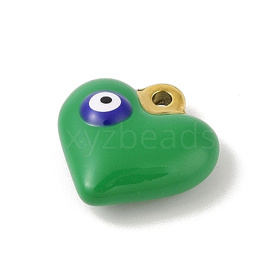 304 Stainless Steel Enamel Pendants LS-STAS-M071-02H-1