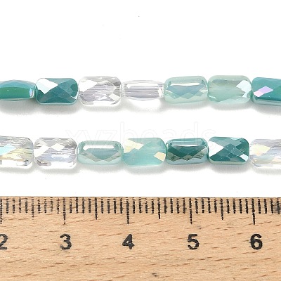 Electroplate Glass Beads Strands EGLA-P068-01A-05-1