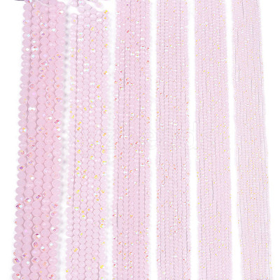 Electroplate Glass Beads Strands EGLA-A044-J8mm-L02-1