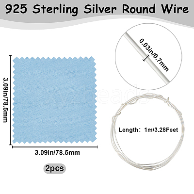 925 Sterling Silver Wire FIND-BBC0002-89E-1