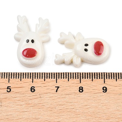 Christmas Opaque Resin Cabochons LS-RESI-XCP0002-66A-1
