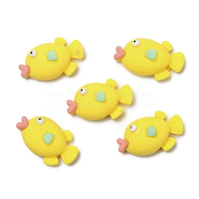 Opaque Resin Cabochons CRES-D001-01-1