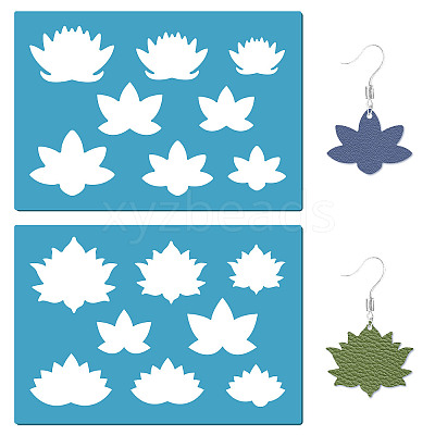 Acrylic Earring Handwork Template DIY-WH0359-074-1