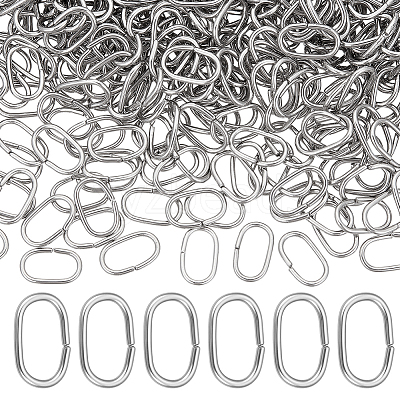 600Pcs 201 Stainless Steel Quick Link Connectors STAS-ME0002-34-1