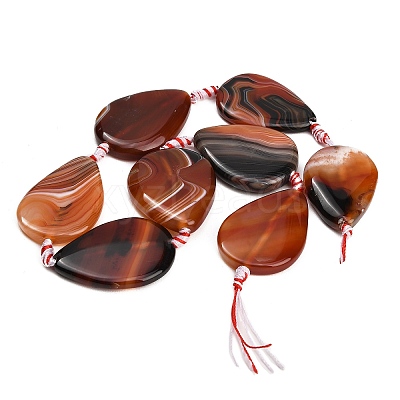Natural Banded Agate/Striped Agate Beads Strands GG-CBAE0EB-01A-05-1