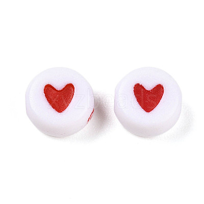 Opaque Acrylic Beads ACRP-T004-02A-1