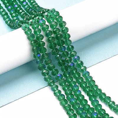 Electroplate Glass Beads Strands LS-EGLA-A034-T10mm-L12-1