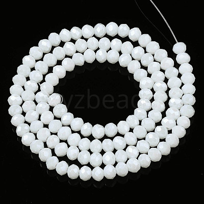 Electroplate Glass Beads Strands EGLA-A034-P2mm-A02-1