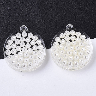 Transparent Acrylic Pendants TACR-R146-005-1